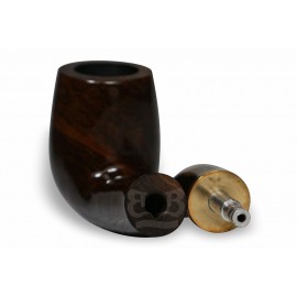 Cachimbo Bertoldi Elite Dourado Natural com Filtro Permanente
